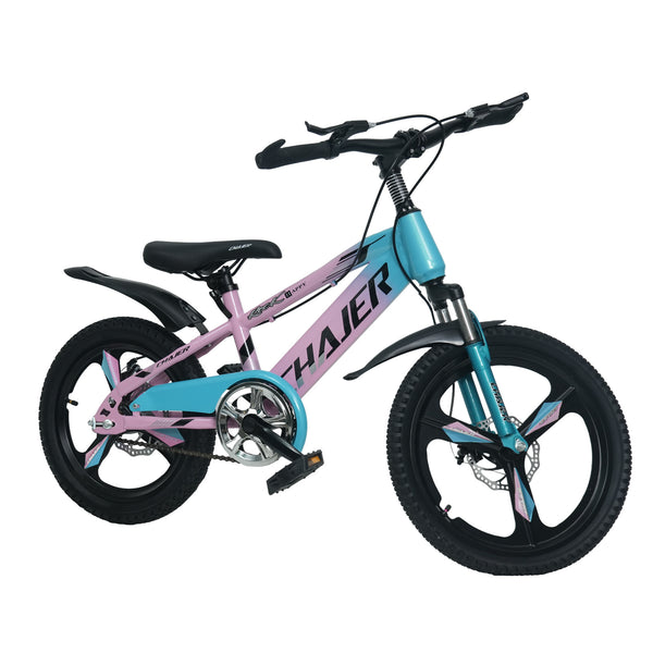 Kids Bike, 16 20 Inch Kids' Bicycles for 7-14 Years Old Boys Girls, Kids Mountain Bike with Training Wheels and Disc Brake