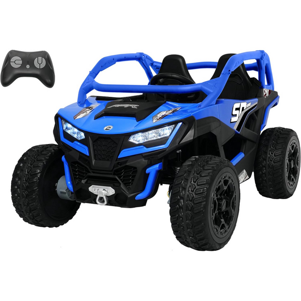 24V 10AH 2 Seater Ride on Toyss for Big Kids, 21" 4WD/AWD Largre Kids' Electric Vehicles with Remote Control for Girls,Boys, UTV Ride On Car for Kids, 4 Spring Absorbers, EVA Tires