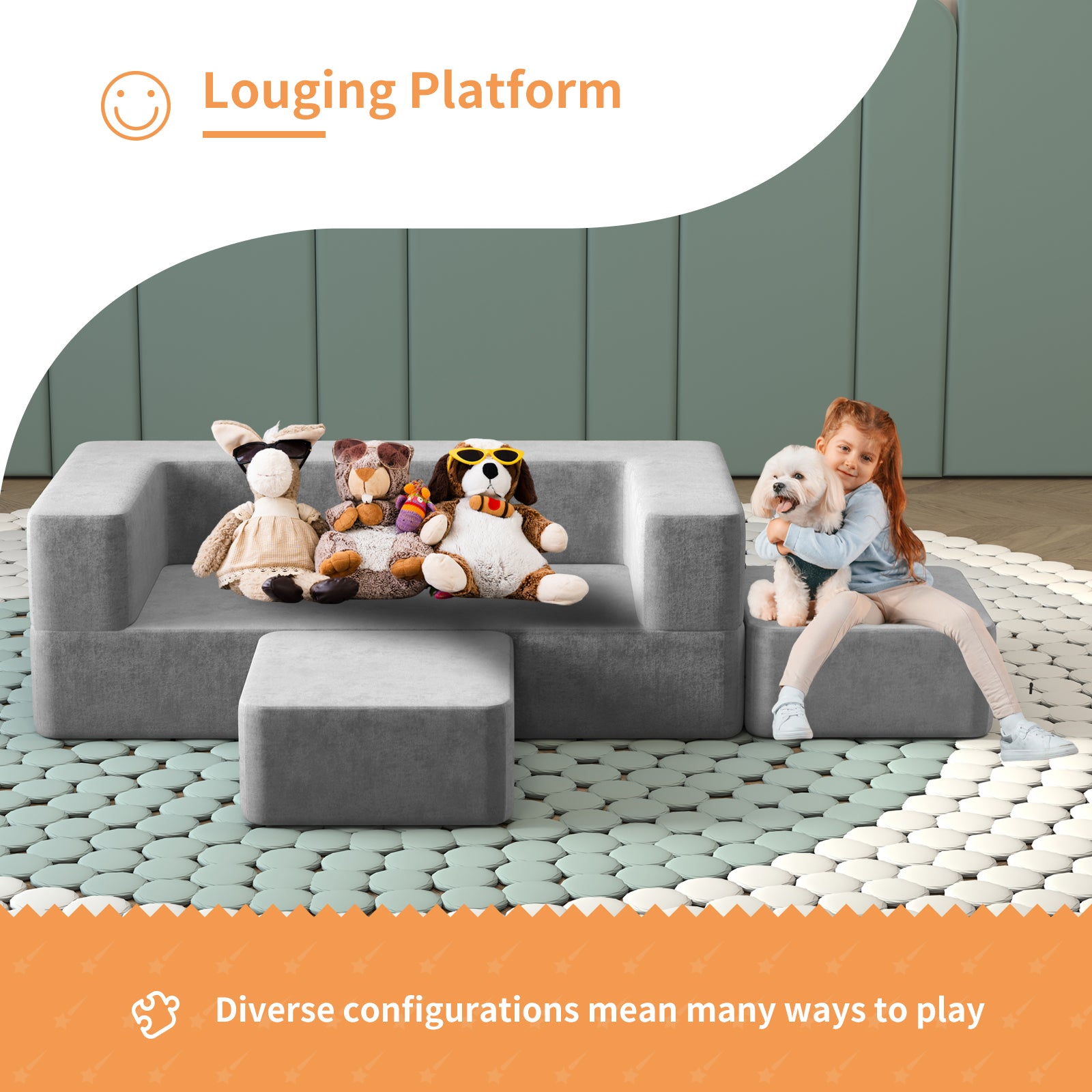– Couch, Washable Couch Covers Play Durable with Kids and Multi-color