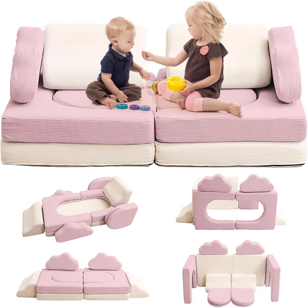 10PCS Modular Kids Sofa Play Couch